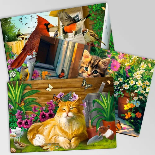 Miniatura 8 de QUOKKA 13 Piezas de Actividades para Demencia para Adultos - 3 Juego de Rompecabezas para Personas Mayores - Regalos Grandes para Personas Mayores