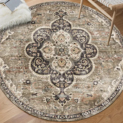 Miniatura 26 de ReaLife Rugs Alfombra pasillo lavable a máquina - Sala de estar, dormitorio, baño, cocina, entrada, oficina - Acolchada de pelo bajo, resistente a
