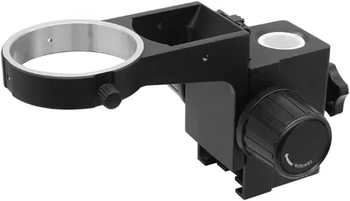 Miniatura 11 de Kit de microscopio de 2.992 in de diámetro, soporte para microscopios estéreo, soporte ajustable, barra de barra de varilla de 0.984 in