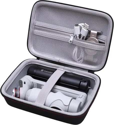 Miniatura 9 de LTGEM - Funda rígida de viaje compatible con DJI Osmo Mobile SE/Osmo Mobile 7P/7/Osmo Mobile 6, Insta360 Flow/Flow Pro/Flow 2 Pro plegable AI Phone