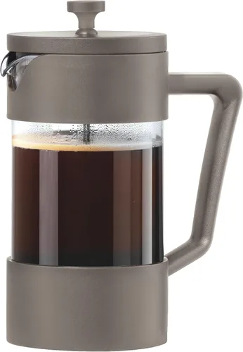 Miniatura 14 de Oggi Cafetera de prensa francesa de vidrio borosilicato (20 oz): capacidad para 5 tazas, prensa de café, cafetera de una sola porción, tapa y émbolo