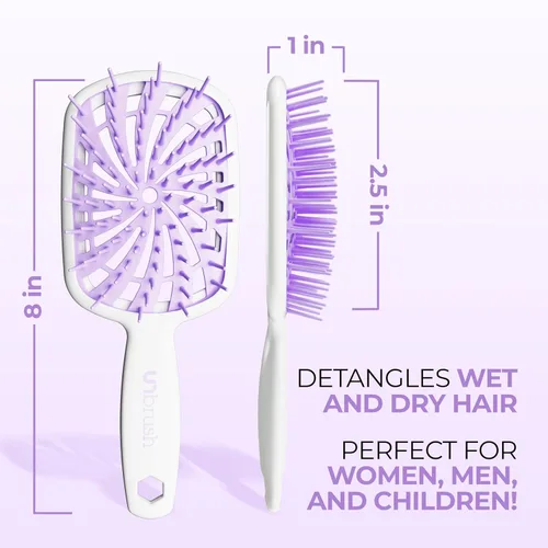 Miniatura 5 de FHI Heat UNbrush Plus — Cepillo para cabello rizado para desenredar suave y eficazmente el cabello húmedo o seco y frágil — Cepillo desenredante