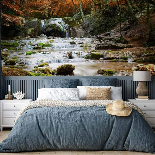 Miniatura 5 de artgeist Mural de Pared Cascada 77x61 pulgadas - Papel Tapiz Autoadhesivo XXL Despegar y Pegar Removible Adhesivo Grande Lámina Decoración de Pared