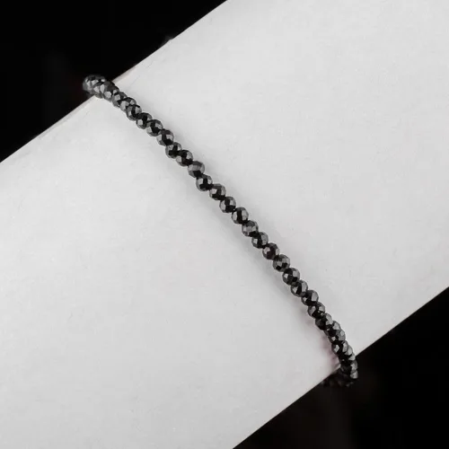 Miniatura 27 de Gempires - Pulseras de cuentas de piedras preciosas hechas a mano, ligeras, de cristal, para uso diario, hipoalergénicas, de 8 pulgadas, chapadas