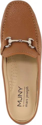 Miniatura 5 de MARC JOSEPH NEW YORK Sandalias planas de cuero genuino para mujer, informales, cómodas, con puntera cerrada, sin espalda, ligeras, a la moda
