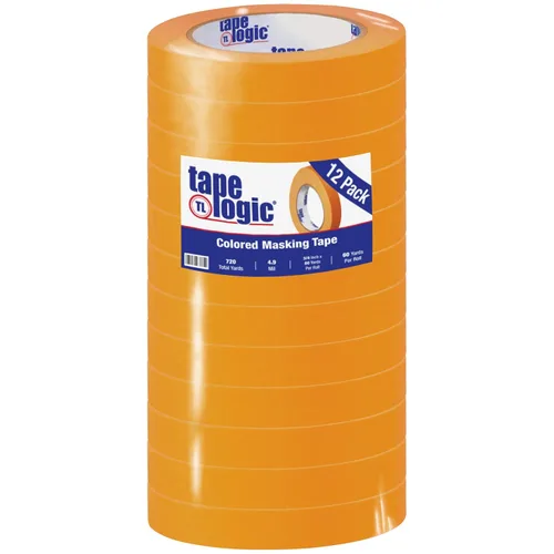 Miniatura 7 de Aviditi Tape Logic - Cinta adhesiva de color de uso general, 3/4 pulgadas x 60 yardas, verde claro (paquete de 12), ideal para el hogar, oficina