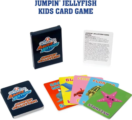 Miniatura 4 de Mighty Mojo Octonauts - Juegos de cartas clásicos para niños, juego de memoria, Go Fish & Old Maid, divertido juego familiar para niños y niñas