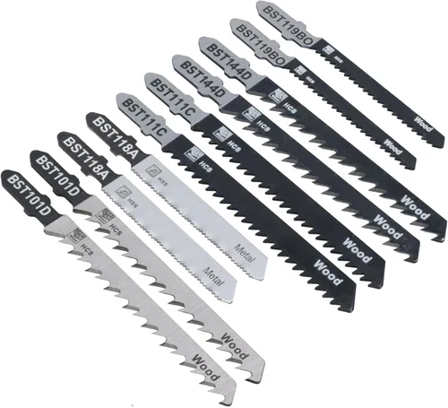 Juego de cuchillas de corte de rompecabezas de montaje de vástago en T, para hoja de plástico de metal HCS