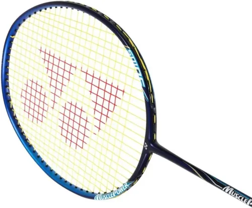 Miniatura 5 de YONEX Graphite Muscle Power 33 Light (modelo 23-24) Raqueta de bádminton encordada, color azul