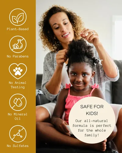 Miniatura 7 de Righteous Roots Rx - Aceite para el crecimiento del cabello, antiencrespamiento y espesante mejor para cabello natural rizado y ondulado, y barbas.