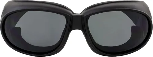 Miniatura 6 de 2 pares de anteojos de sol de seguridad para motocicletas se adapta a la mayoría de lentes recetados, humo y claridad noche y día, cumple