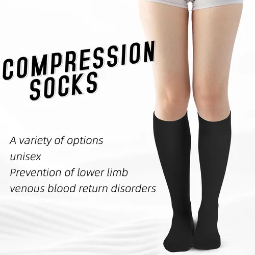 Miniatura 2 de yeuG 8 pares de calcetines de compresión para hombres y mujeres, el mejor apoyo para enfermeras, correr, senderismo, recuperación