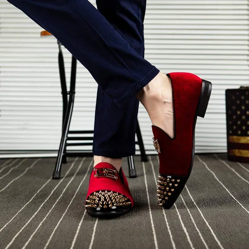 Miniatura 7 de JITAI Penny Mocasines de piel con forro para hombre