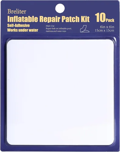 Breliter Kit de Reparación de Parches Inflables - Cinta de Reparación de Piscina TPU Impermeable, Parche de Reparación Resistente para Colchón de