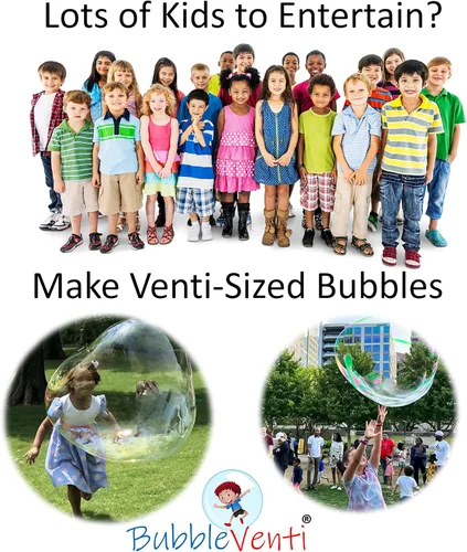 Miniatura 3 de Bubbleventi Mezcla de burbujas gigantes (hace 4 galones)
