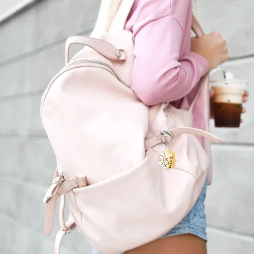 Miniatura 5 de iFace x Pusheen Café Series Funda protectora de silicona [compatible con Apple AirTag] [Bonita funda de personajes]