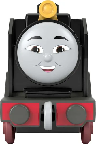 Miniatura 3 de Mattel Thomas & Friends - Tren de juguete, motor Hiro fundido a presión grande y auto de carga de la serie Classic & All Engines Go