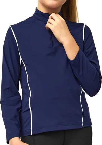Miniatura 2 de TrustBreech-Made in USA -Kids' Long Sleeved Technical Moisture-Wicking Equestrian Horse Riding Sun Shirt with Ice Fil Lite