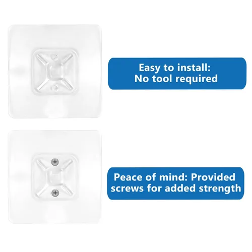 Miniatura 5 de Anclajes Adhesivos de Pared para Muebles (10 Pares 20 Paquetes), Vinkqiado Correas de Seguridad Anti Volcado para Muebles a Prueba de Bebés