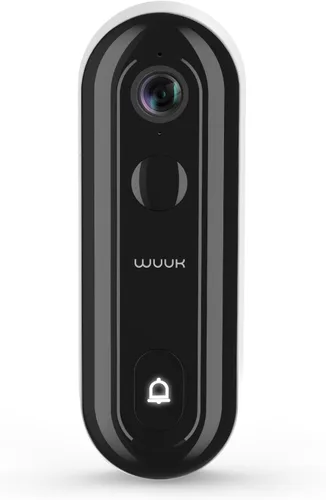 Miniatura 10 de WUUK - Cámara de timbre inalámbrica sin suscripción, timbre de cámara de 3MP, base de inicio incorporada con almacenamiento de 32GB, timbre de video