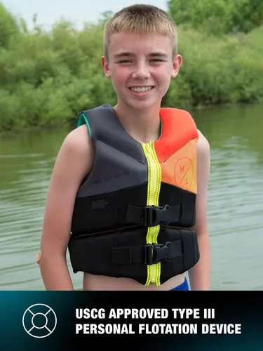 Miniatura 4 de HyperLite Elite - Chaleco salvavidas para niños, aprobado por la Guardia Costera de Estados Unidos, ideal para cualquier actividad deportiva