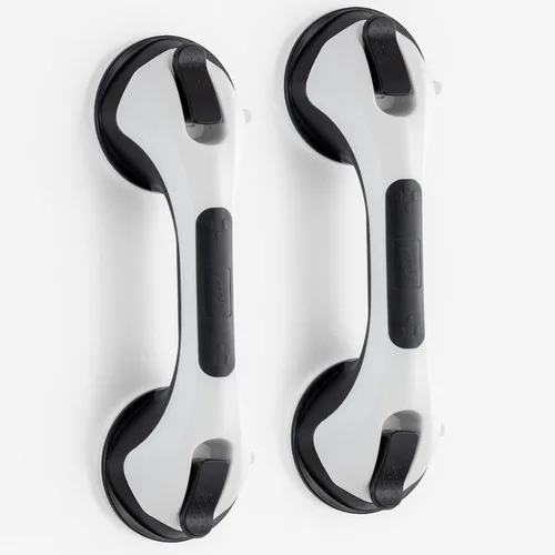 Miniatura 17 de TAILI - Barras de sujeción para la ducha con ventosa, paquete de 2 unidades, de 16 pulgadas, resistente y removible, sin taladro, impermeable