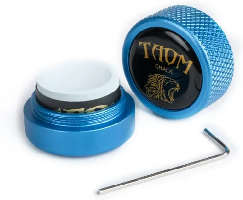 Miniatura 34 de TAOM - Soporte para tiza de billar, herramienta práctica redonda, accesorios de billar, mini estuche magnético para punta de tiza, contenedor