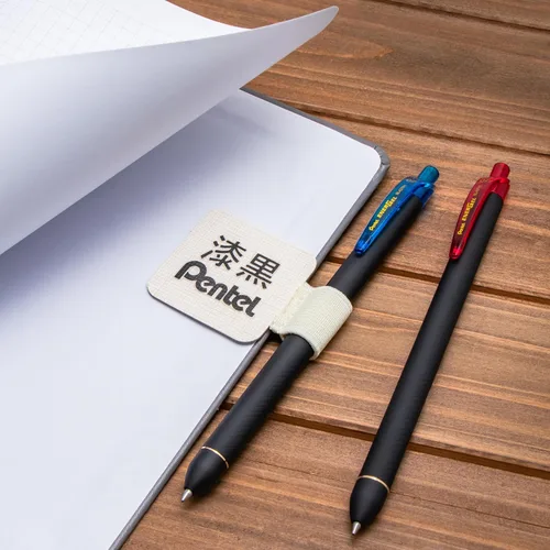 Miniatura 6 de Pentel EnerGel Kuro - Bolígrafo de gel líquido, (punta de 1/32 pulgadas - 0.7 mm) línea media, tinta surtida, paquete de 12 (BL437R1BP12M1)