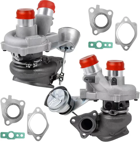Miniatura 8 de Turbocompresor doble izquierdo y derecho para Ford Explorer Flex Lincoln MKS MKT 3.5L Ecoboost Reemplazo # AA5E9G438GD AA5E9G438GD AA5E9G438G