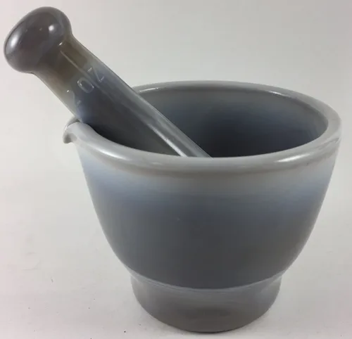 Mortero y mortero - Variedad de tamaños y colores - Hecho en Estados Unidos - Mosser Glass USA (mármol, 2 onzas)