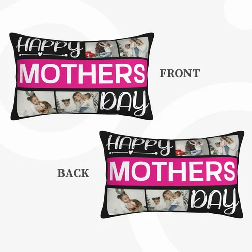 Miniatura 4 de Funda de almohada personalizada para el día de la madre, funda de almohada personalizada con collage de fotos, funda de almohada para el día