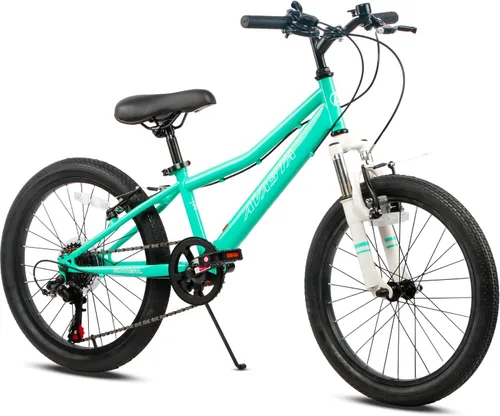 Miniatura 11 de AVASTA Govet Bicicleta de Montaña de 20'' para Niños de 6-12 Años para Niños y Niñas con Horquilla de Suspensión, Transmisión de 6 Velocidades