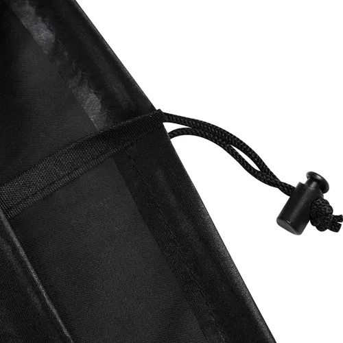 Miniatura 4 de PALTERWEAR Bolsas de satén lisas con cordón y palanca para artículos delicados - Lencería, pelucas, zapatos, seda (negro, 7 x 9 pulgadas)
