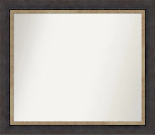 Miniatura 22 de Amanti Art Espejo personalizado, espejo de baño negro Astor, espejo de pared o espejo de tocador de baño sobre el fregadero (25 x 25 pulgadas)