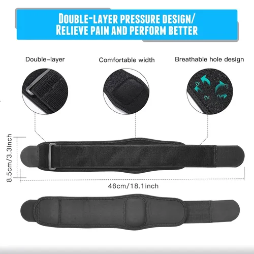 Miniatura 2 de Protector de antebrazo, codera de tenis para hombres y mujeres, codera de golfista, bandas de apoyos de antebrazo, soporte de codo de golf, alivio