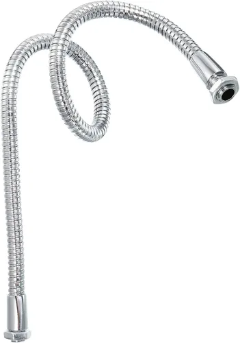 Miniatura 15 de PATIKIL Manguera universal de cuello de cisne de 3.9 pulgadas, 1 manguera de metal flexible flexible de rosca fina M10, extensión de tubo suave