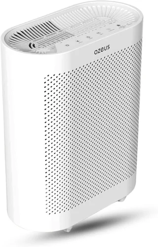 Miniatura 10 de AZEUS Purificador de aire True HEPA para habitaciones grandes, filtro 5 en 1, atrapa partículas de hasta 0.3 micrones, ventilador centrífugo de alta