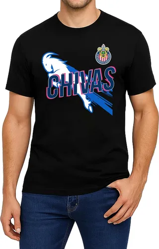 Miniatura 11 de Icon Sports Official Club Deportivo Guadalajara - Chivas Cotton T-Shirt - Unisex Adult