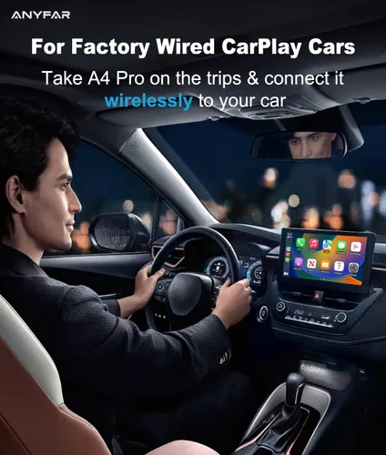 Miniatura 6 de Adaptador inalámbrico Carplay para iPhone, chip 5G de doble núcleo que se conecta automáticamente en segundos sin latencia, diseño de ventilación