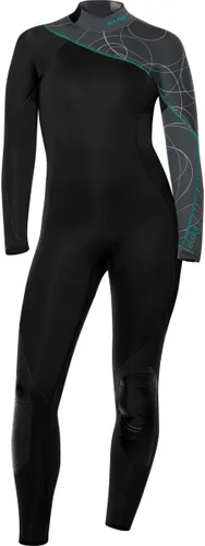 BARE Traje de neopreno completo Elate de 0.276 in para mujer, cómodo material de neopreno de alta elasticidad, manga larga, ideal para todos los