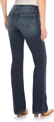 Miniatura 3 de Wrangler Jeans de equitación para mujer Q Baby Mid Rise Cut Ultimate