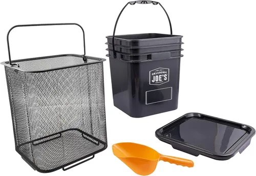 Miniatura 2 de Kit de cubo de pellets Oklahoma Joe's + guantes desechables para barbacoa