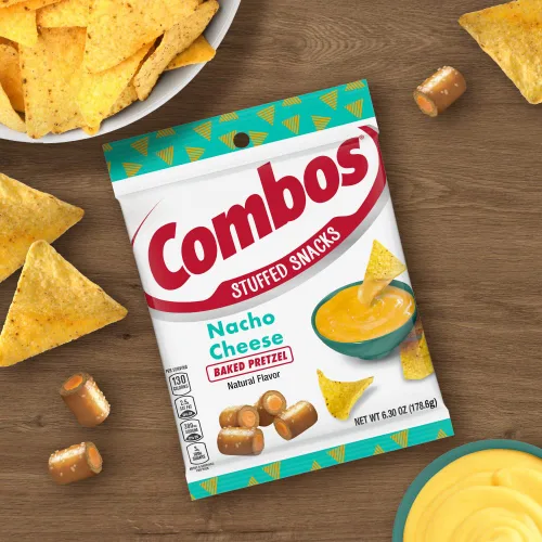 Miniatura 6 de COMBOS Cheese Snacks - Paquetes de bocadillos de queso nacho, aperitivo de galleta horneada, bolsa a granel de 6.3 onzas (paquete de 12)