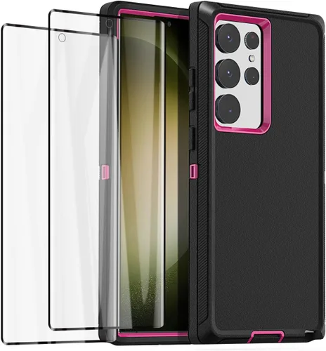Miniatura 9 de AICase Funda para Samsung Galaxy S23 Ultra, resistente protección contra caídas, cuerpo completo, resistente a prueba de golpes y polvo, multicapa