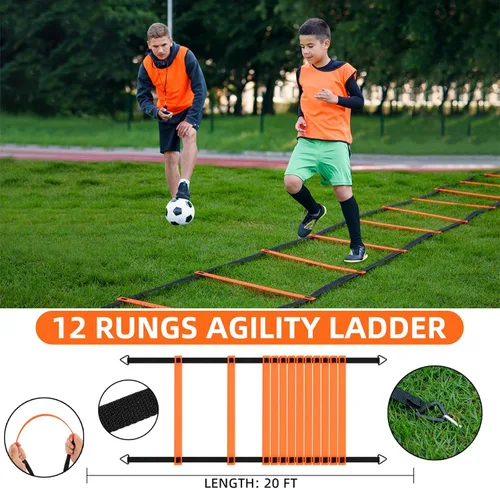 Miniatura 4 de HAFHAF Soccer Goals, 4x3 ft Portable Kid Soccer Goals for Backyard with Ball, Ladder, and Cones Pop Up Soccer Net Soccer Set for Kids Age Youth and