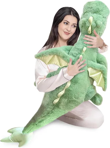 Miniatura 8 de Animal de peluche de pterosaurio con alas - Lindos dinosaurios suaves, juguetes de peluche de pequeño dragón volador, almohada de peluche, regalos