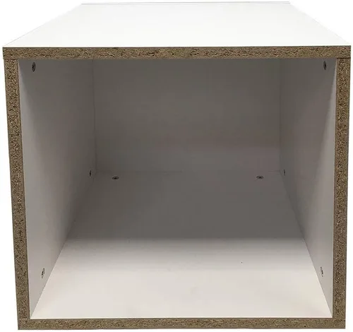 Miniatura 2 de 18 '' x 18 '' bases derribadas blancas Pedestal Base Caja Cubo Display Accesorio Almacén al por menor