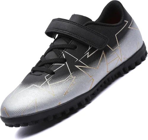 Timarmtr Zapatos de fútbol para niños y niñas, zapatos de fútbol de interior para niños y niñas, zapatos de fútbol profesionales atléticos