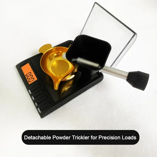 Miniatura 2 de Reloading Scale with Powder Trickler, 750 Grains x 0.02 gn, Metal Powder Pan and Handy Scoop, Milligram Scale for Powders, 50g x 0.001g, 6 Weighing