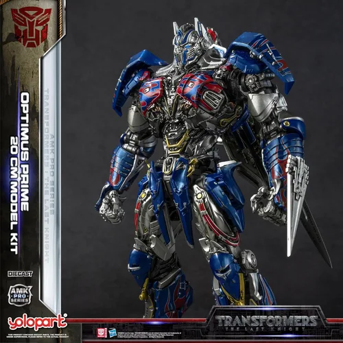 Miniatura 3 de YOLOPARK Transformers: El último caballero Optimus Prime con armamento mejorado, figura de acción Transformers de 7.87 pulgadas altamente articulada